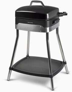 IKOHS - R&B King - Barbecue électrique d'extérieur, avec pieds en acier inoxydable